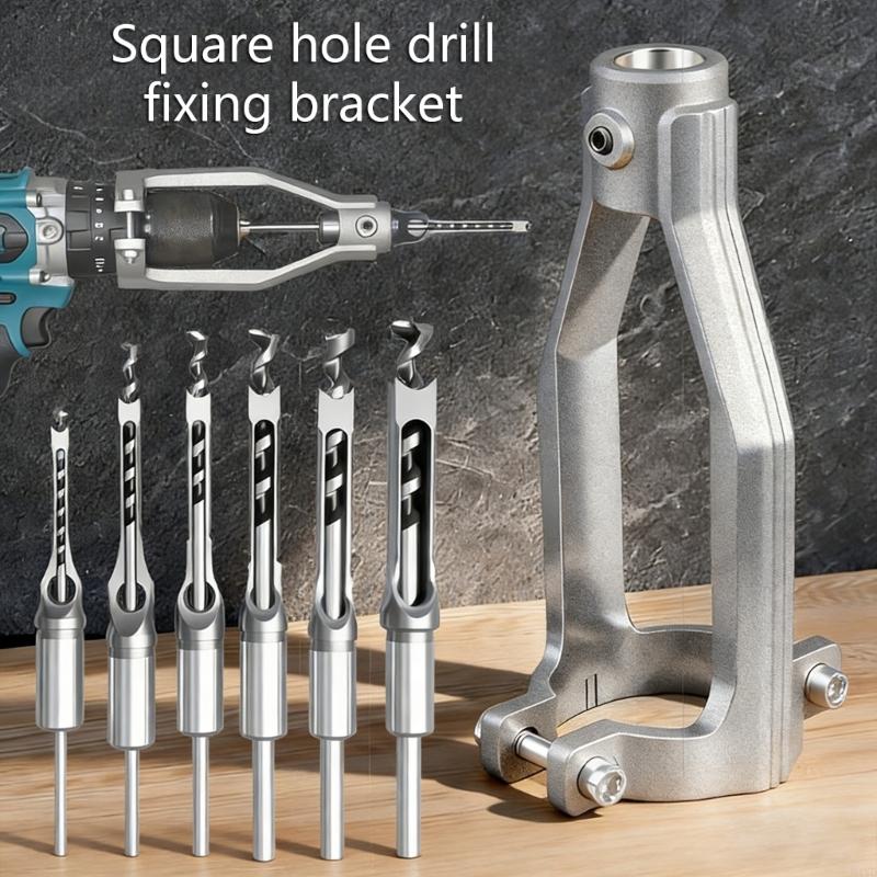 Drill Press Bench - precisão buraco quadrado guia broca alumínio