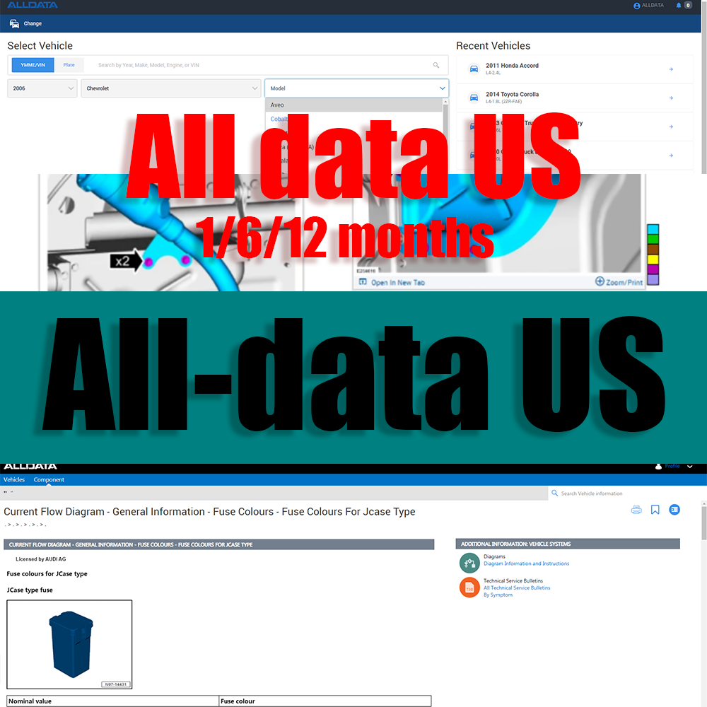 Workshop Tools Diagram - 2026 Alldata US Versão Completa Conta