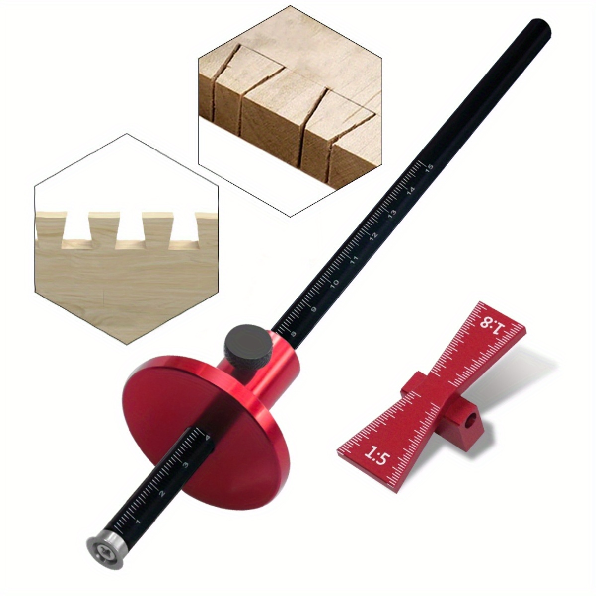 Dovetail Marking Guide - Cortador de roda de rolamento para