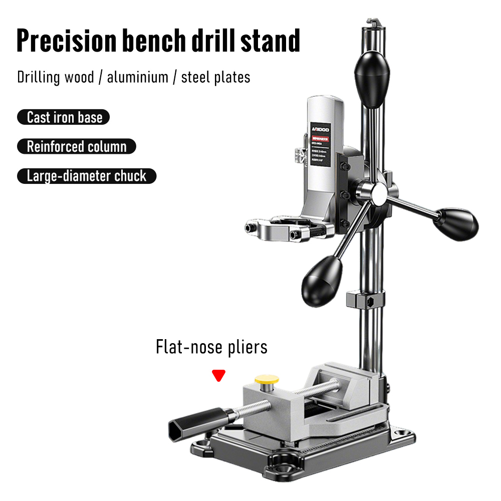 Drill Press Bench - Suporte Ajustável para Furadeira Elétrica, Furadeira