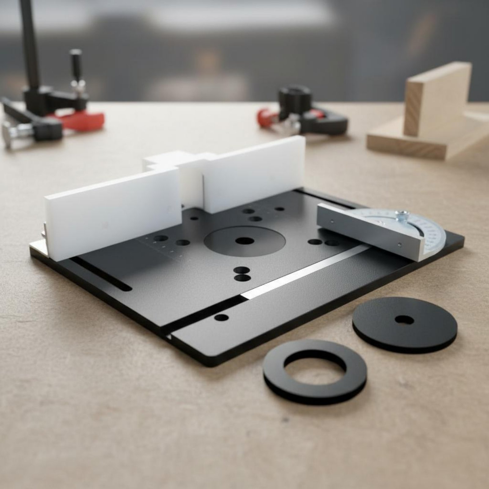 Placa de Inserção de Alumínio  - Router Table Insert avaliação e preço