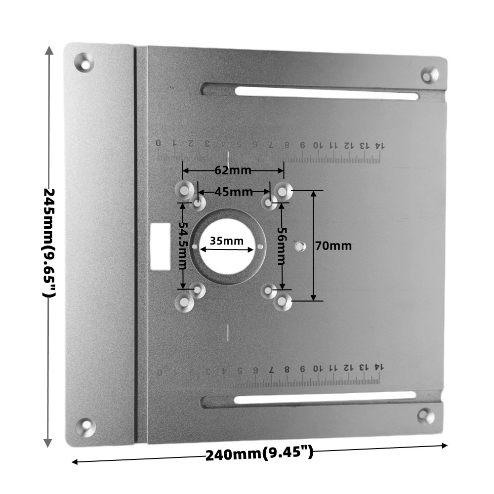 Placa de inserção de mesa de r - Router Table Insert avaliação e preço
