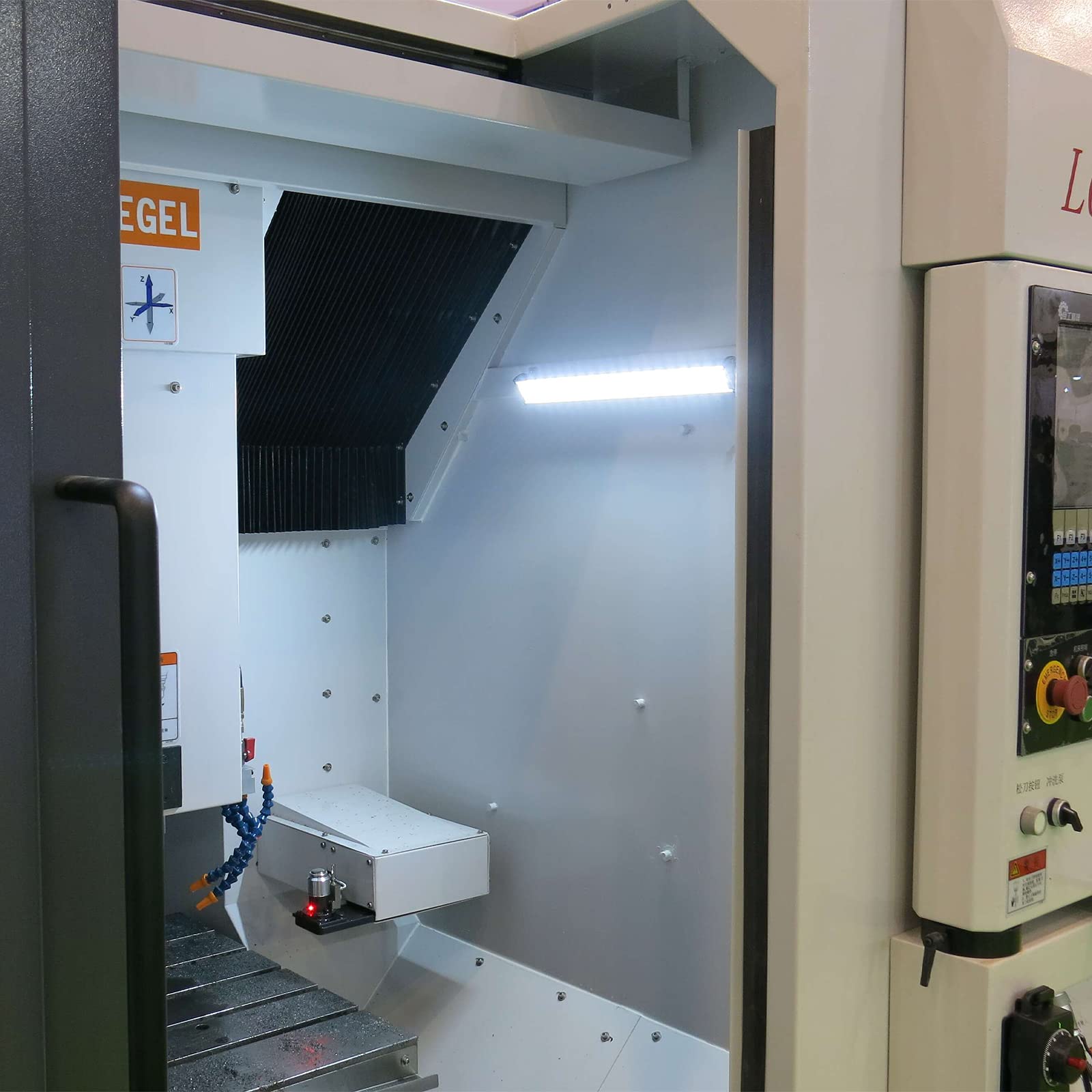 Luz de trabalho LED CNC 230V/2 - Workshop Tools Youtube avaliação e preço
