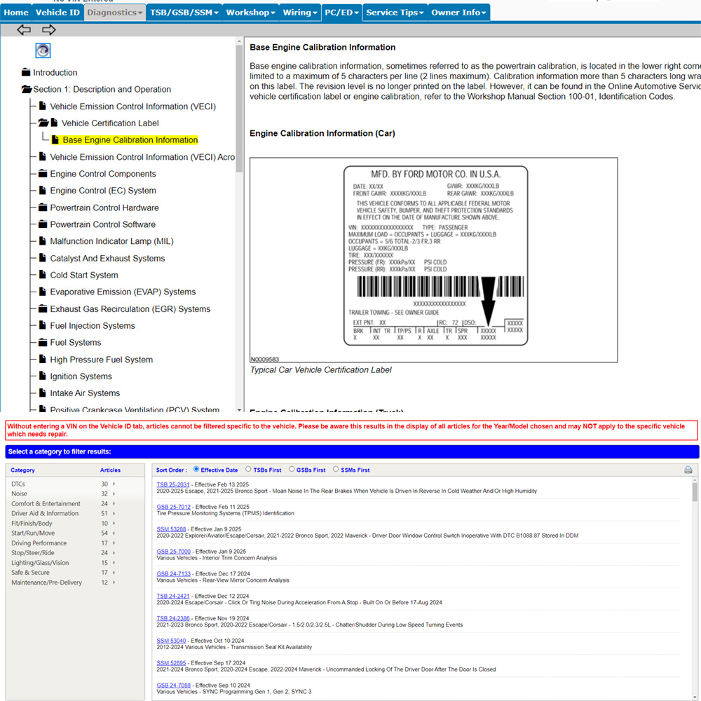 Software Online Ford PTS 2026: - Workshop Tools Diagram avaliação e preço