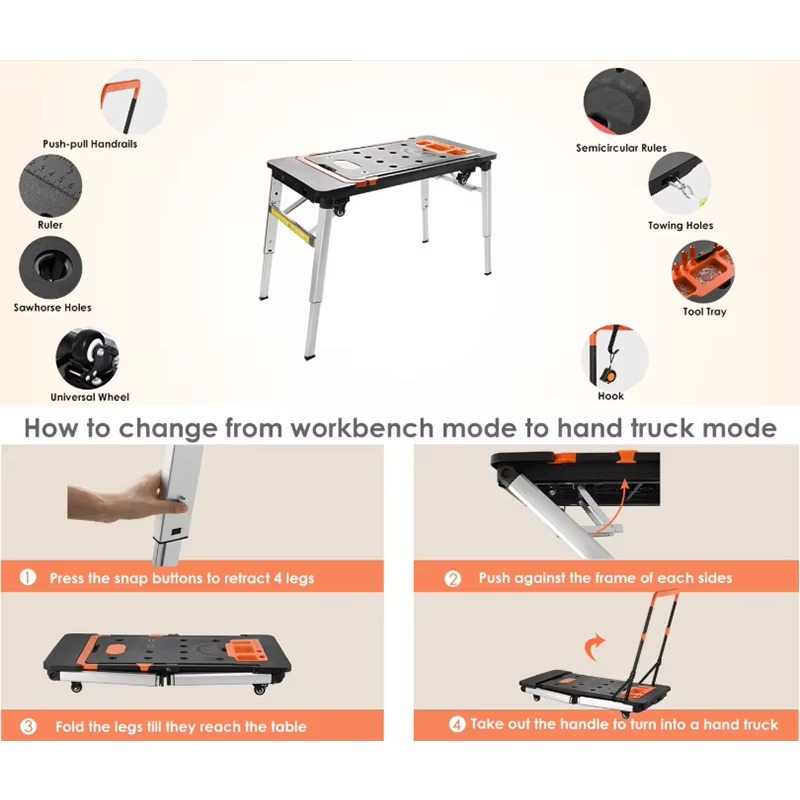 Carrinho Utilitário Multifunci - Workbench Portable Fold avaliação e preço