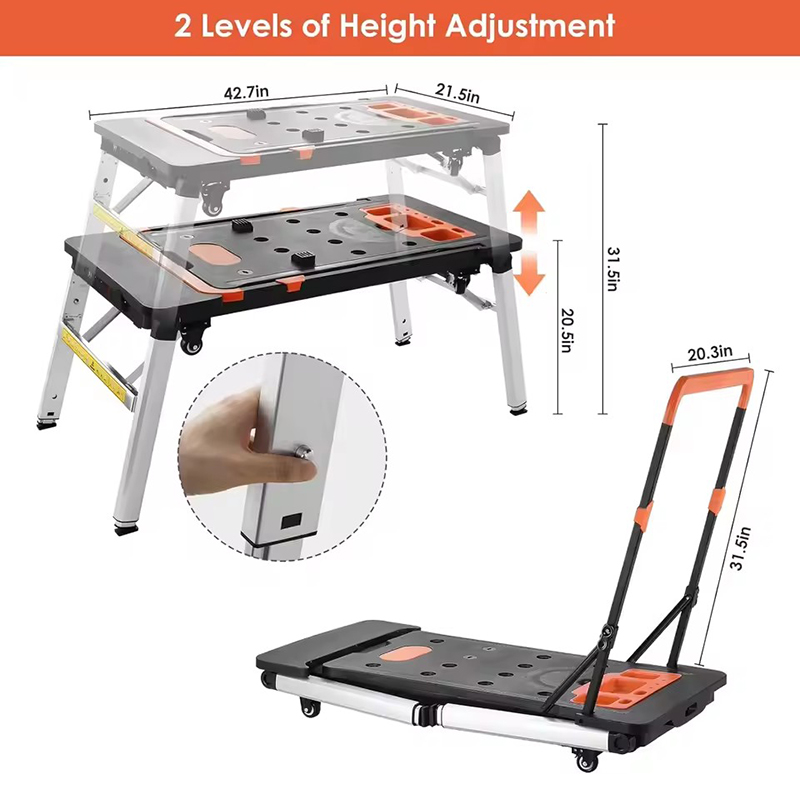 Carrinho Utilitário Multifunci - Workbench Portable Fold avaliação e preço
