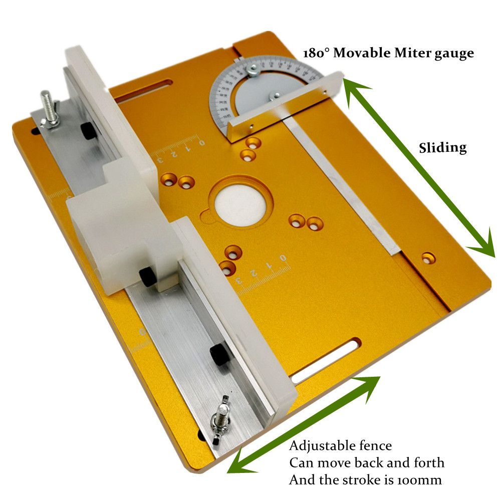 Placa de inserção de mesa de r - Router Table Insert avaliação e preço