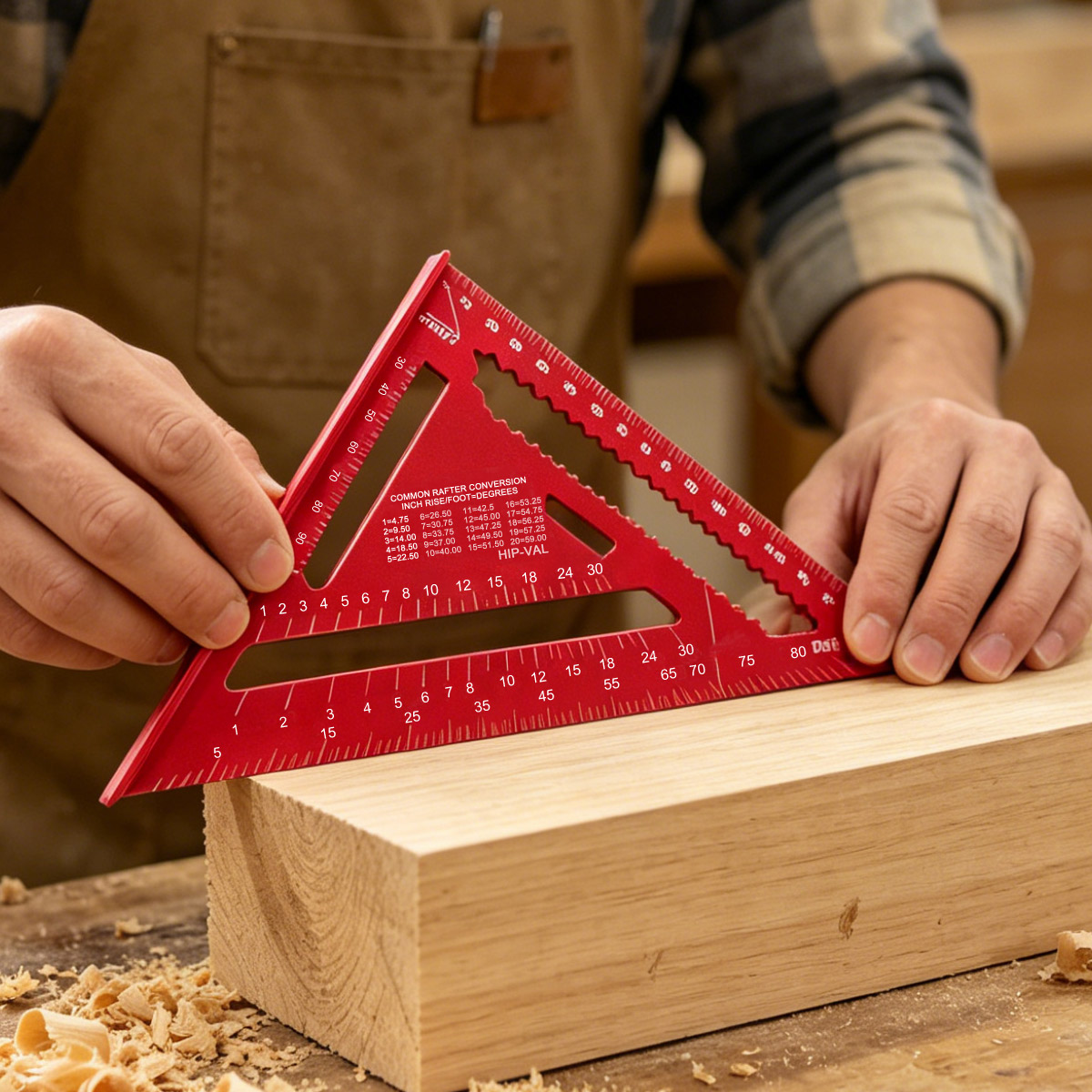Régua Triangular de Alta Preci - Workshop Measuring Tools avaliação e preço