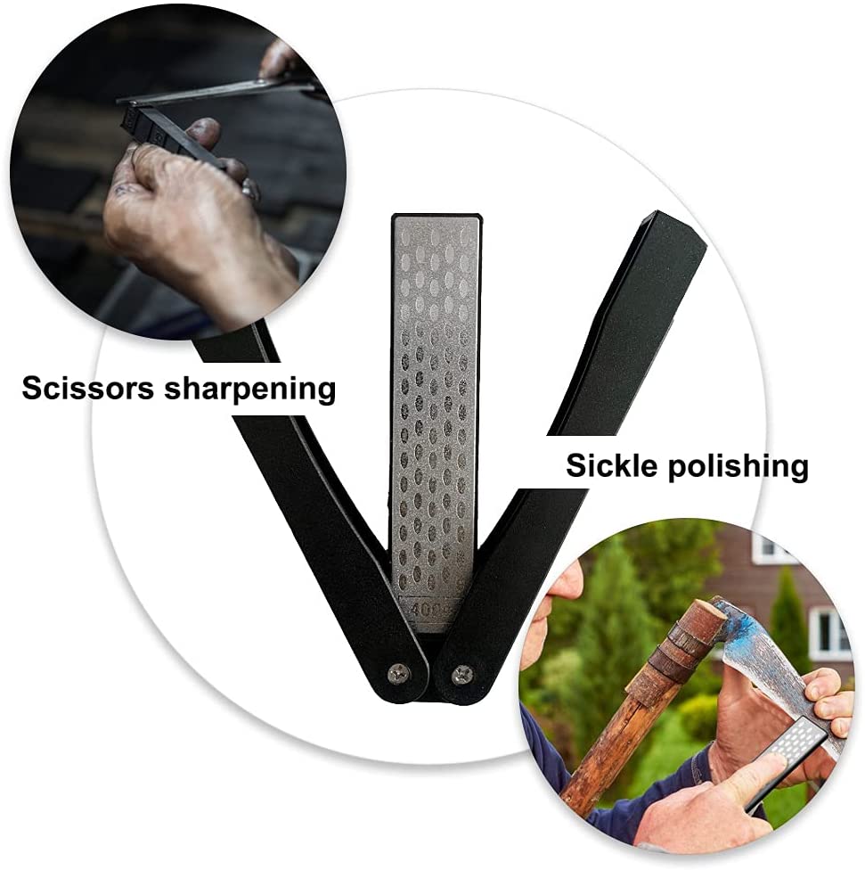 Afiador de Facas Dobrável de D - Sharpening Stone Whetstone avaliação e preço