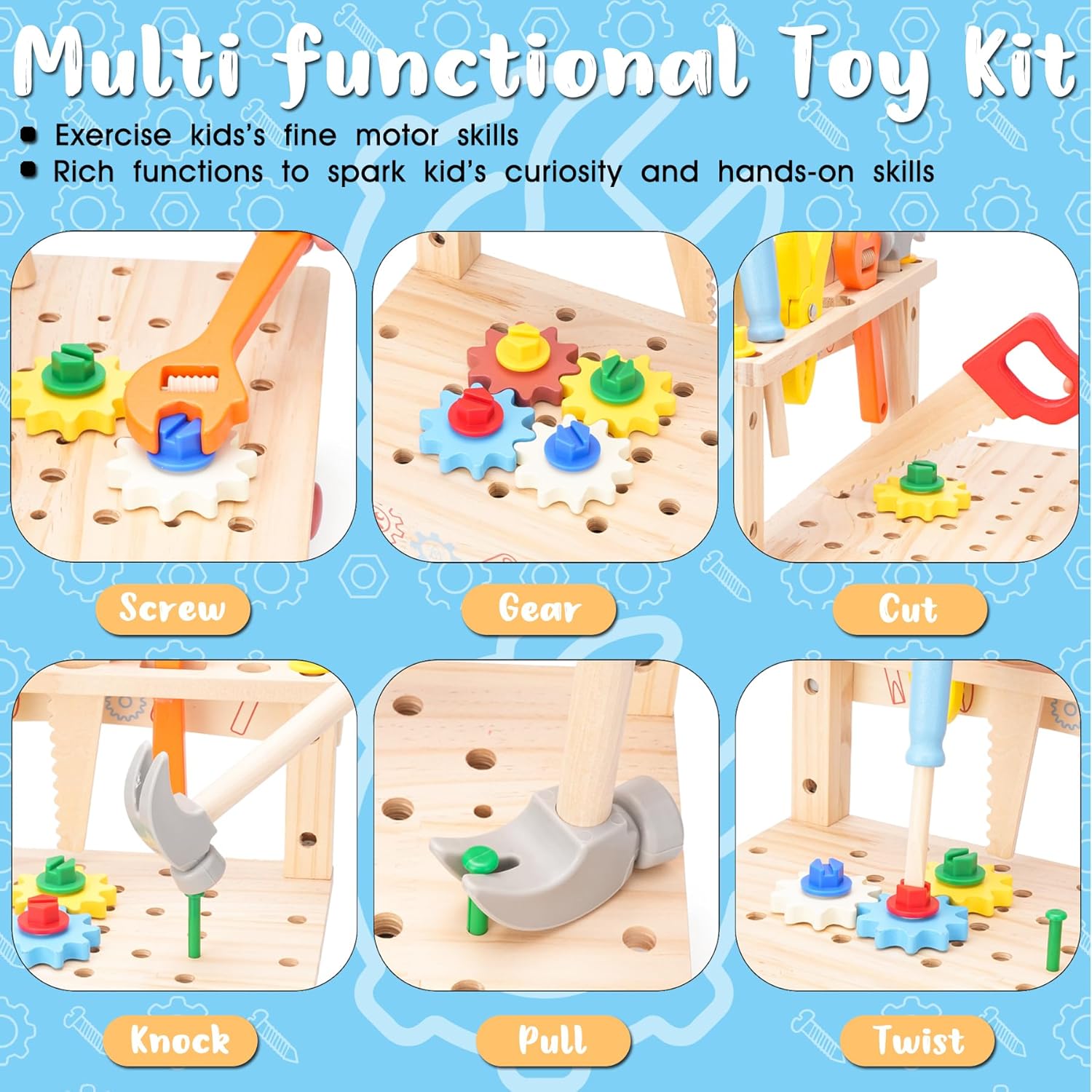 Banco de ferramentas de madeir - Workshop Tools Toy avaliação e preço