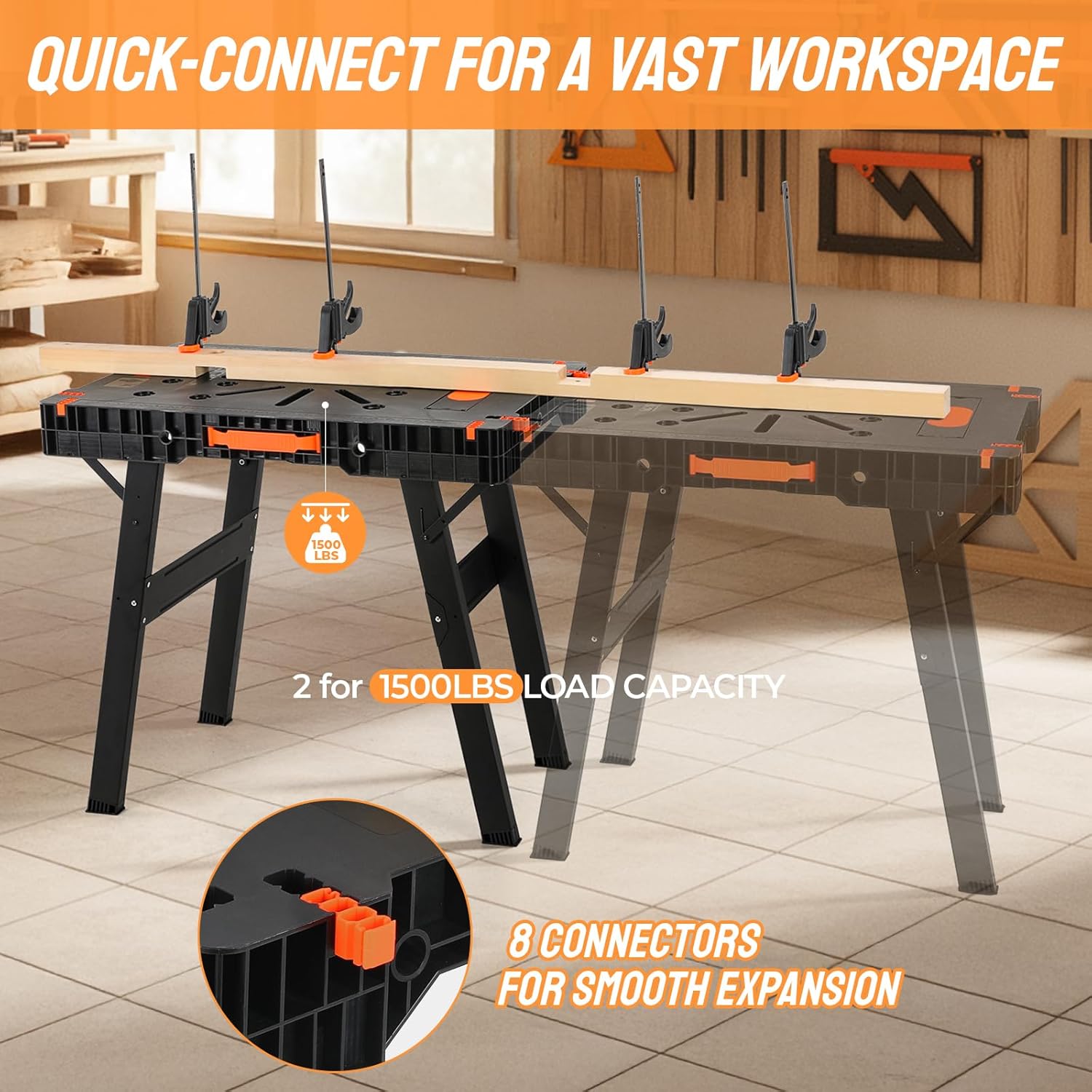 Bancada de Trabalho Dobrável c - Workbench Portable Fold avaliação e preço