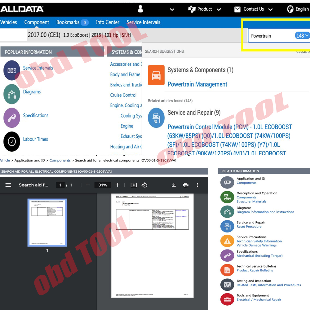 ALLDATA EU 2027: Conta Online  - Workshop Tools Diagram avaliação e preço