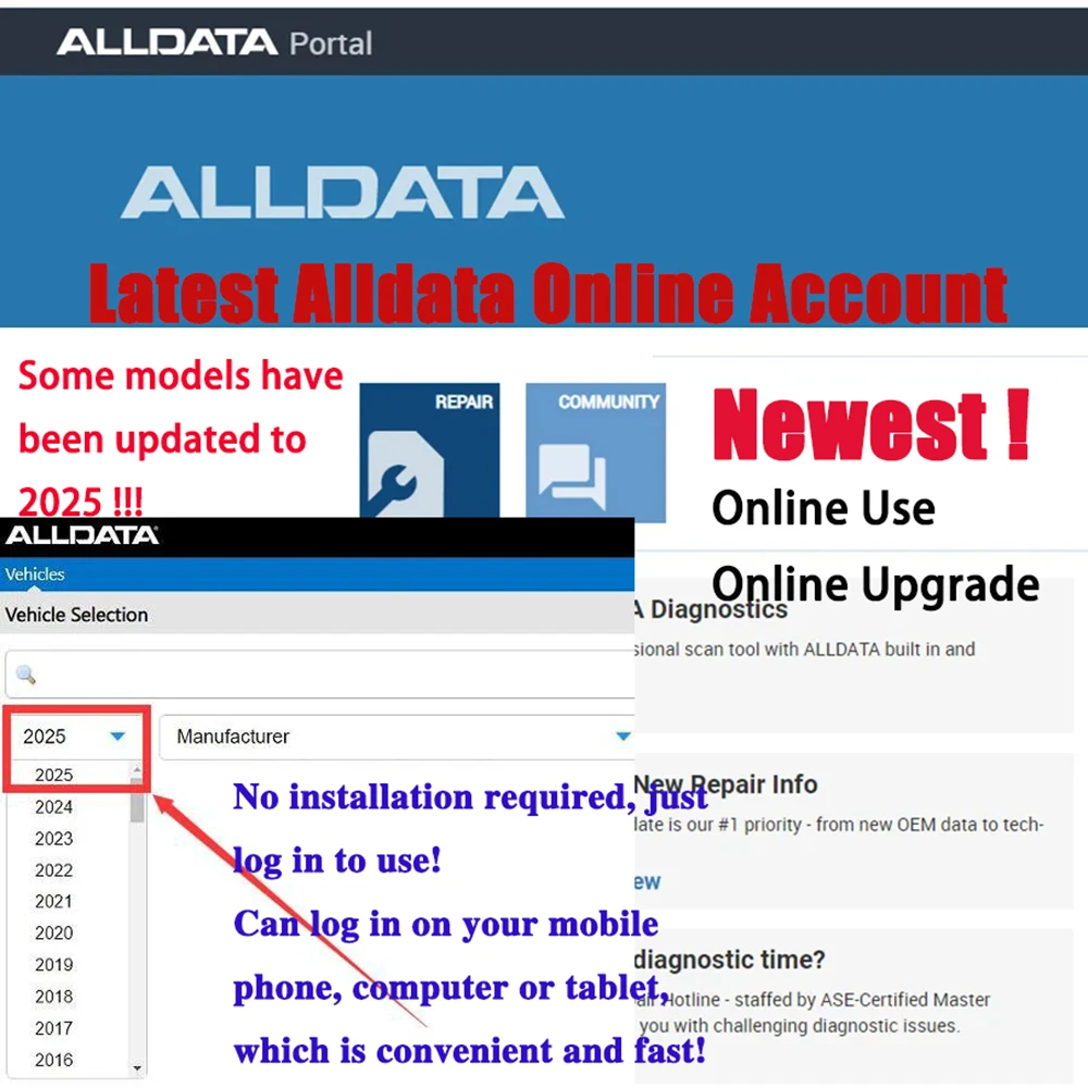 2027 Alldata CAR Data Software - Workshop Tools Diagram avaliação e preço