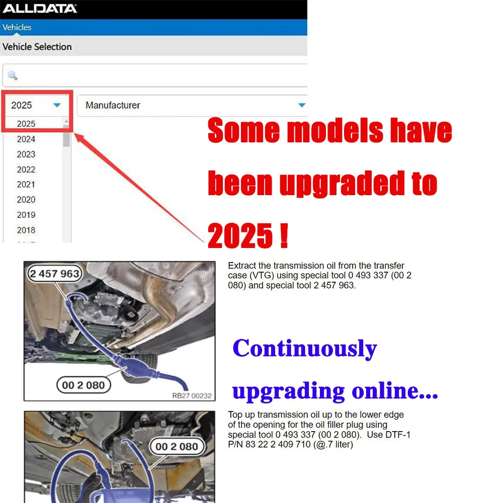 2027 Alldata CAR Data Software - Workshop Tools Diagram avaliação e preço