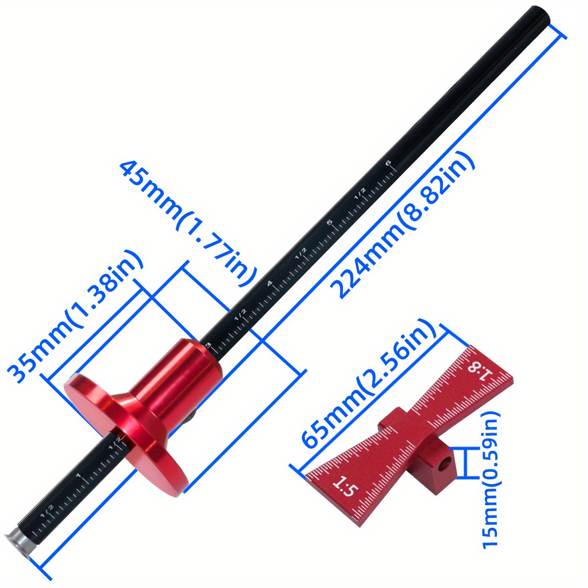 Medidor de marcação de roda, g - Dovetail Marking Guide avaliação e preço